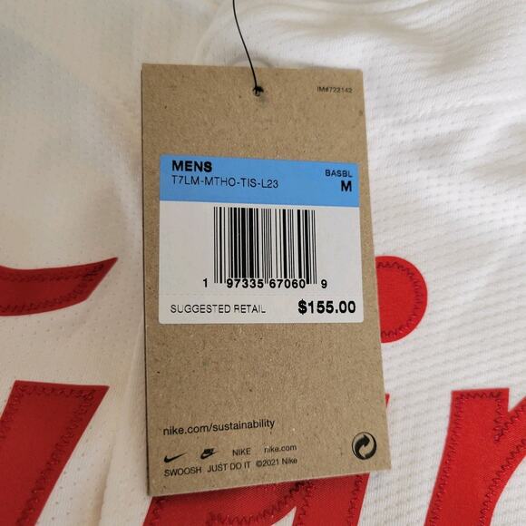 Nike Minnesota Twins Jersey Mens Medium Limited MLB Baseball Game White Sports - Picture 8 of 8